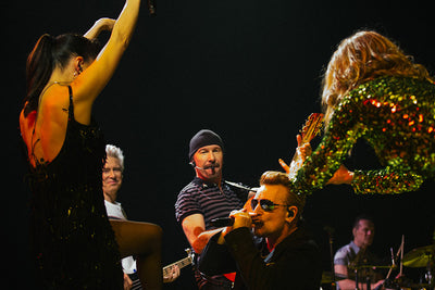 Imelda May, Panti Bliss on stage at 3Arena, Dublin - U2ieTour