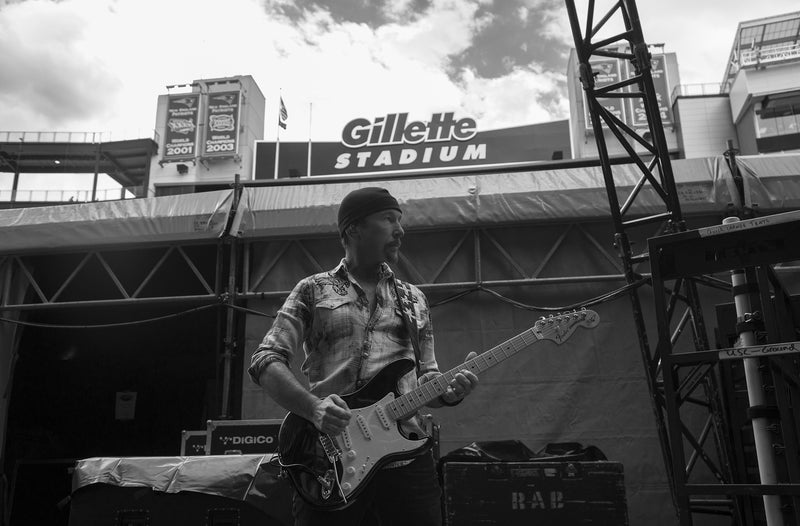 Getting ready for the show. #Boston