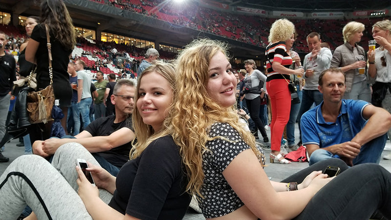 Fans in Amsterdam...
