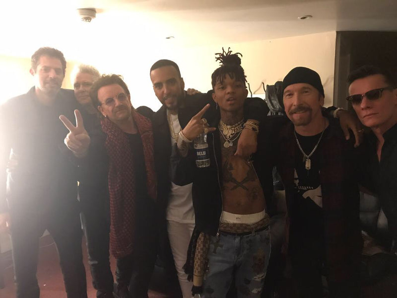 At the MTV EMA's with French Montana Swae Lee