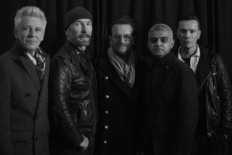 With the Mayor before the show.