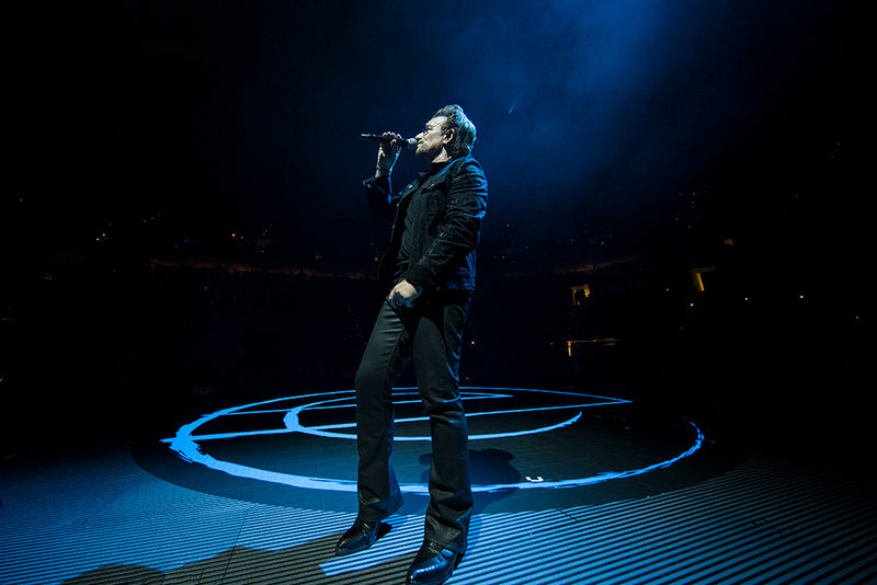 Bono on the E stage...