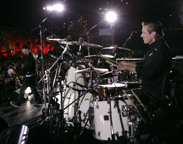 Brooklyn Bridge, November 2004 after the All Because Of You video shoot in Manhattan