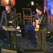 Bono and Edge Play Angel of Harlem for Mencap at Union Chapel