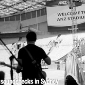 The Edge Sound Checks in Sydney
