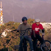 Riding High...  in Santiago